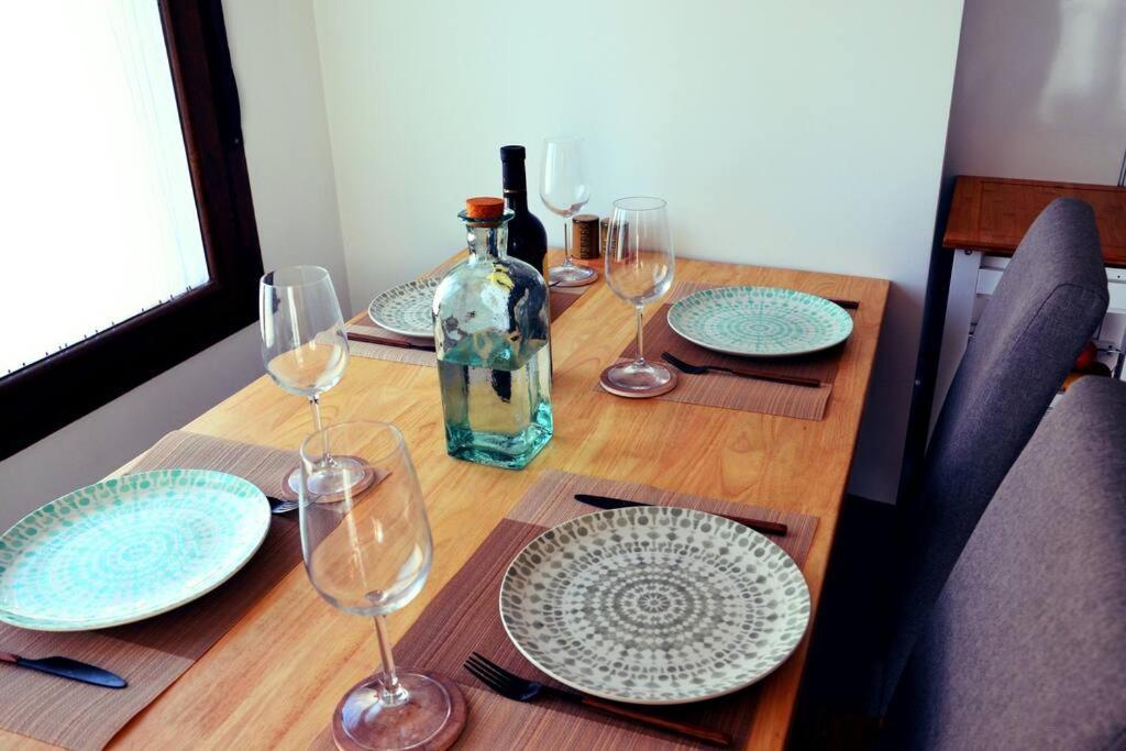 푸에블라 데 리요 Duplex El Refugio De Porma 아파트 외부 사진